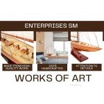 Y025F Enterprise Medium L60 (Fully Assembled) Y025 Enterprises Sm Sailboat Model America Cup L13.jpg